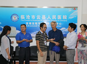 中国农工民主党云南省委专题调研组调研云县中医医院远程会诊中心