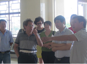 红河州卫生计生委主任张鹏程调研蒙自市中医医院