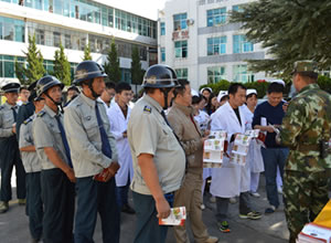 腾冲市中医医院开展消防应急疏散演练